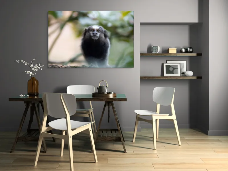 Tablou Canvas, "Maimuță mică în habitat natural", 150 x 100 cm – poza 5