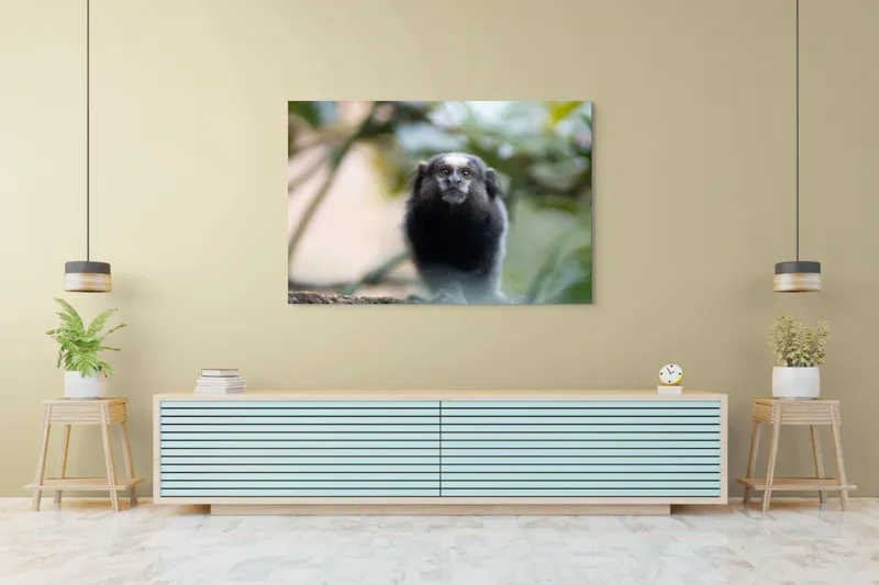 Tablou Canvas, "Maimuță mică în habitat natural", 150 x 100 cm – poza 6