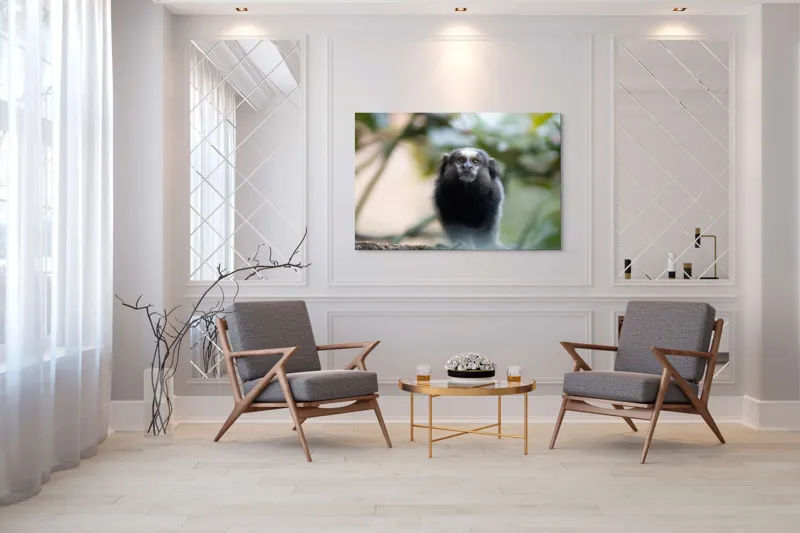 Tablou Canvas, "Maimuță mică în habitat natural", 150 x 100 cm – poza 7