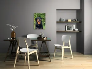 Tablou Canvas, "Zâmbetul prietenos al câinelui blând", 50 x 70 cm – poza 5