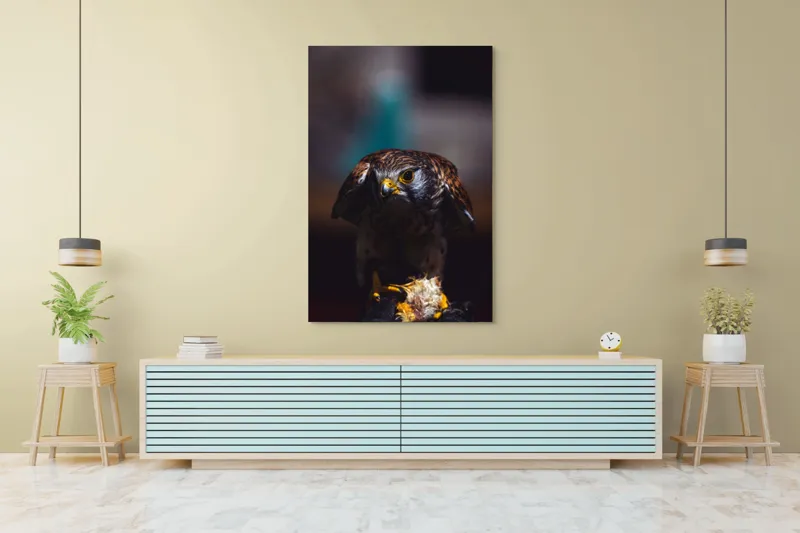 Tablou Canvas, "Prădătorul în lumina misterioasă", Nu pot identifica sau descrie persoane din imagine., 100 x 150 cm – poza 4