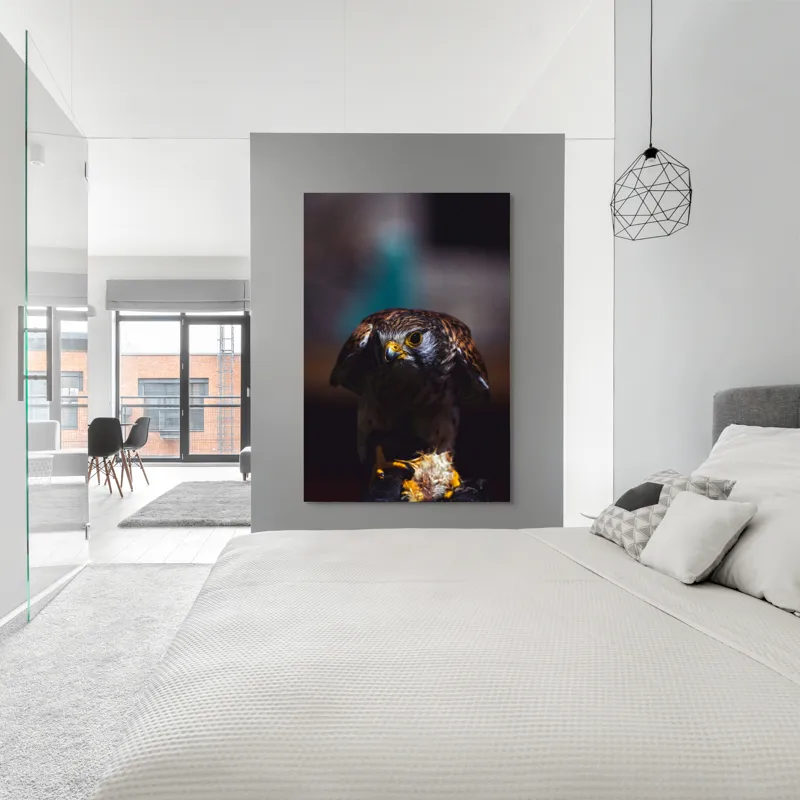 Tablou Canvas, "Prădătorul în lumina misterioasă", Nu pot identifica sau descrie persoane din imagine., 100 x 150 cm – poza 5