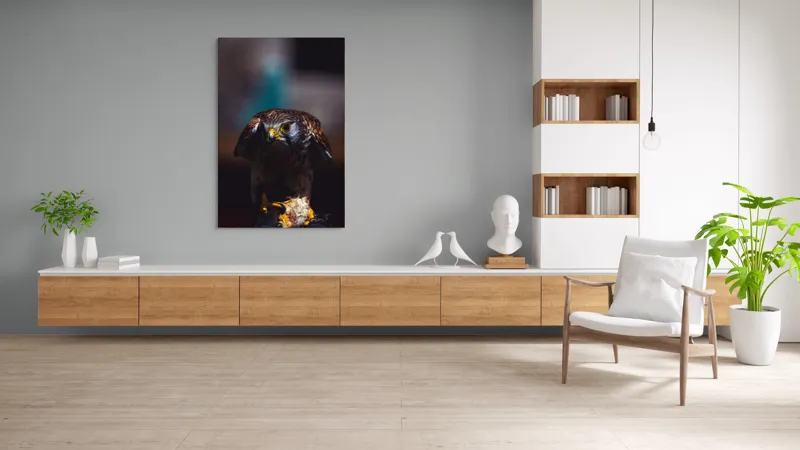Tablou Canvas, "Prădătorul în lumina misterioasă", Nu pot identifica sau descrie persoane din imagine., 100 x 150 cm – poza 8