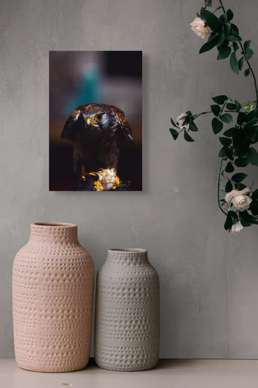Tablou Canvas, "Prădătorul în lumina misterioasă", 26 x 39 cm – poza 6