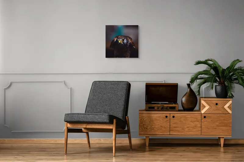 Tablou Canvas, "Prădătorul în lumina misterioasă", Nu pot identifica sau descrie persoane din imagine., 50 x 50 cm – poza 6