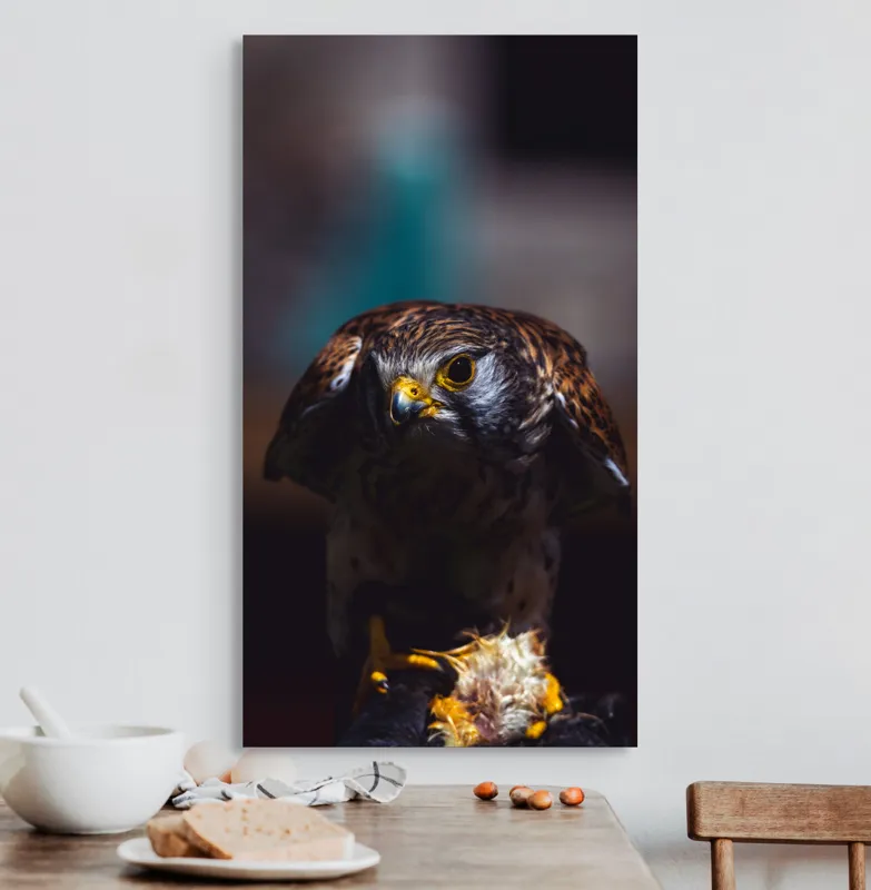 Tablou Canvas, "Prădătorul în lumina misterioasă", Nu pot identifica sau descrie persoane din imagine., 50 x 90 cm – poza 3