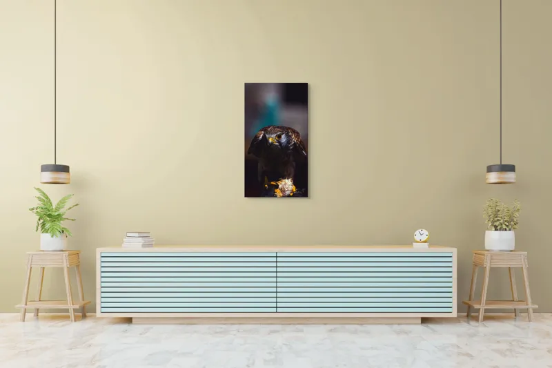 Tablou Canvas, "Prădătorul în lumina misterioasă", Nu pot identifica sau descrie persoane din imagine., 50 x 90 cm – poza 6