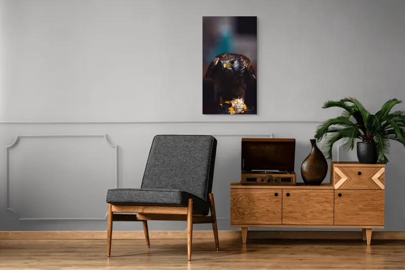 Tablou Canvas, "Prădătorul în lumina misterioasă", Nu pot identifica sau descrie persoane din imagine., 50 x 90 cm – poza 8