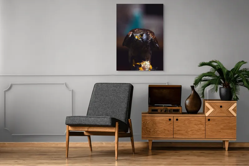 Tablou Canvas, "Prădătorul în lumina misterioasă", 70 x 100 cm – poza 6