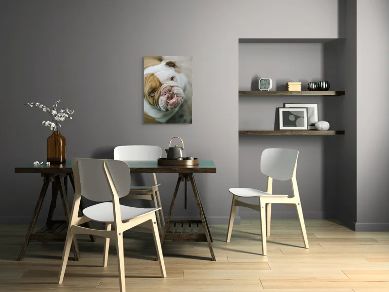 Tablou Canvas, "Prietenie prin privire expresivă", Nu pot să spun cine este în imagine., 50 x 70 cm – poza 5