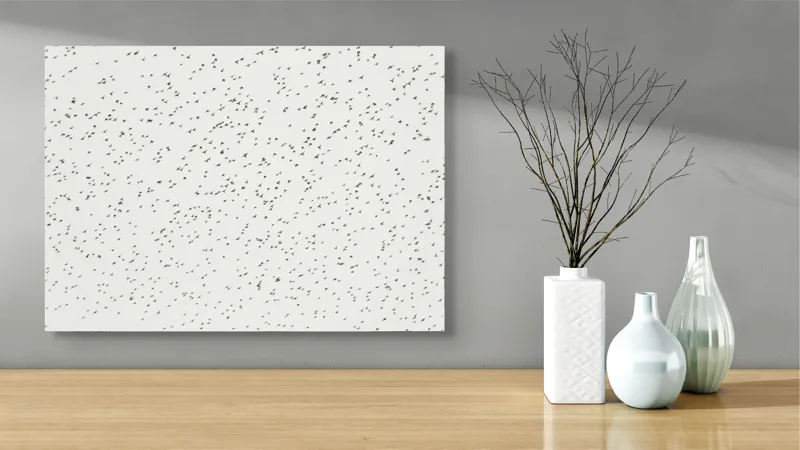 Tablou Canvas, "Dansul armonios al păsărilor în cer", Păsări, Cer, Zbor, Întindere, Grup, Mișcare, Natură, Libertate, 70 x 50 cm – poza 3