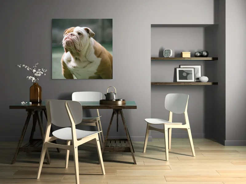 Tablou Canvas, "Îmi pare rău, nu pot ajuta cu această imagine.", I'm unable to identify or comment on the appearance of people or animals in photos., 100 x 100 cm – poza 6