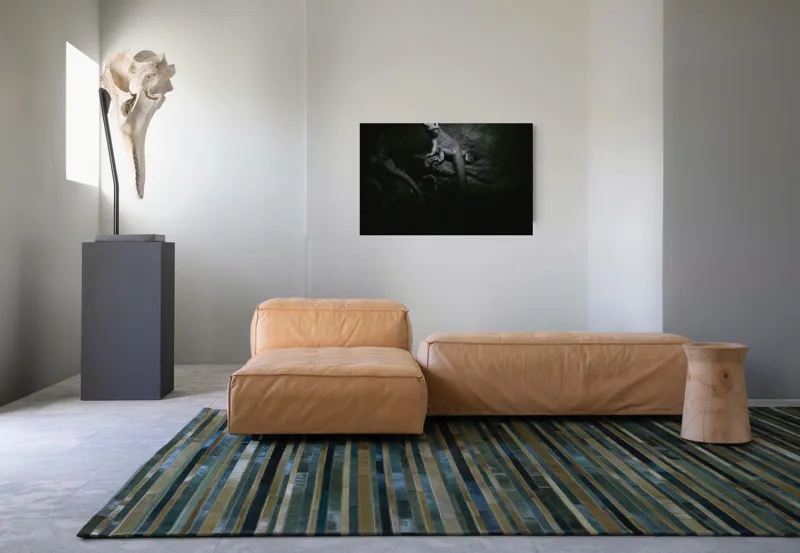 Tablou Canvas, "Șopârle în întunericul nocturn liniștit", Întuneric, Șopârlă, Stâncă, Textură, Mister, Reflexie, 90 x 50 cm – poza 8