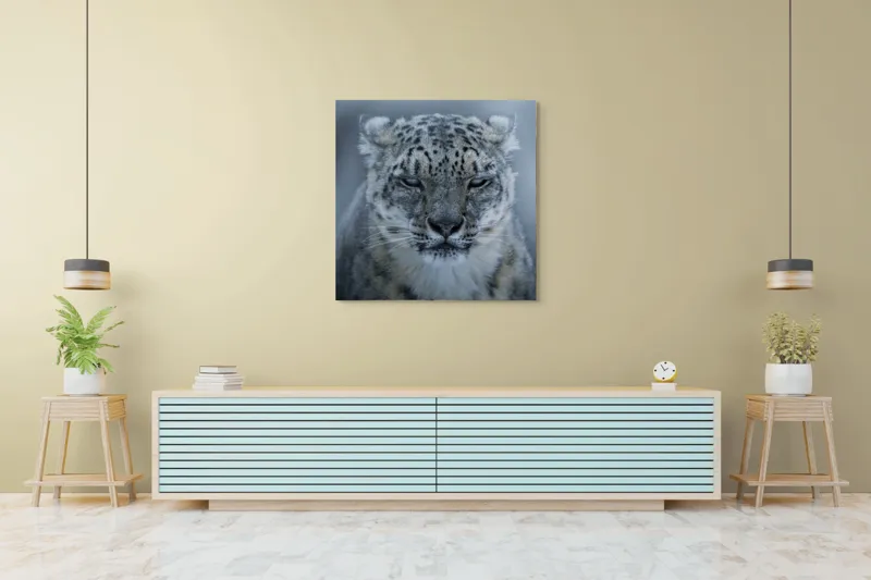 Tablou Canvas, Mister, Eleganță, Forță, Seninătate, Contrast, Natură, Regalistate, Frumusețe, Calm, Privire., 100 x 100 cm – poza 5