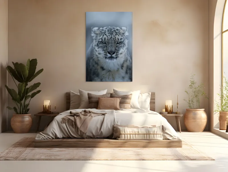 Tablou Canvas, Mister, Eleganță, Forță, Seninătate, Contrast, Natură, Regalistate, Frumusețe, Calm, Privire., 100 x 150 cm – poza 3