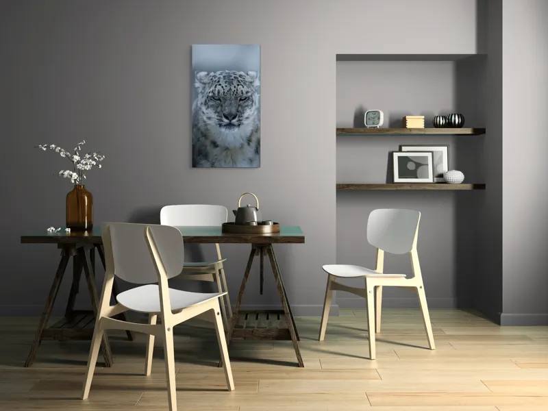 Tablou Canvas, Mister, Eleganță, Forță, Seninătate, Contrast, Natură, Regalistate, Frumusețe, Calm, Privire., 50 x 90 cm – poza 4