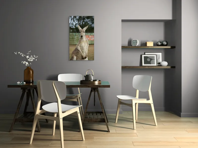 Tablou Canvas, "Cangurul privindu-și teritoriul liniștit", 50 x 90 cm – poza 4