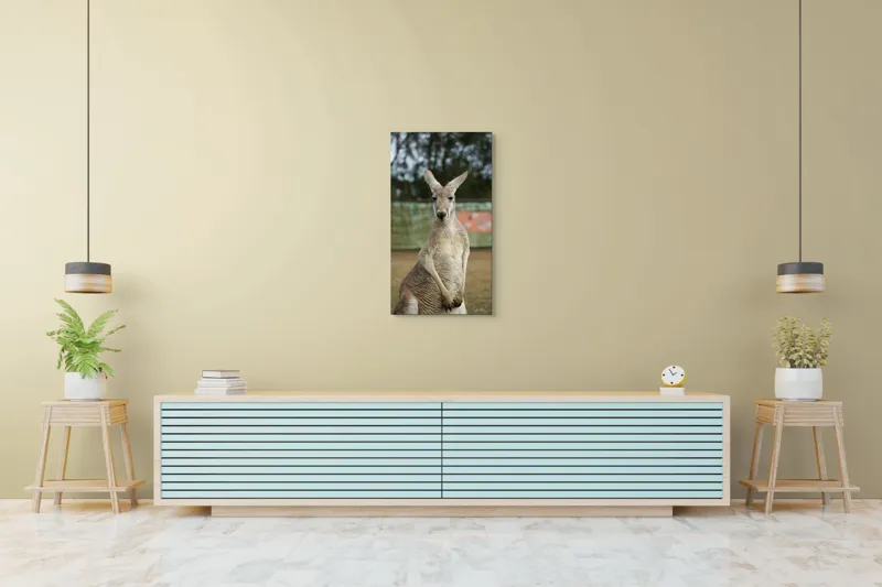 Tablou Canvas, "Cangurul privindu-și teritoriul liniștit", 50 x 90 cm – poza 6