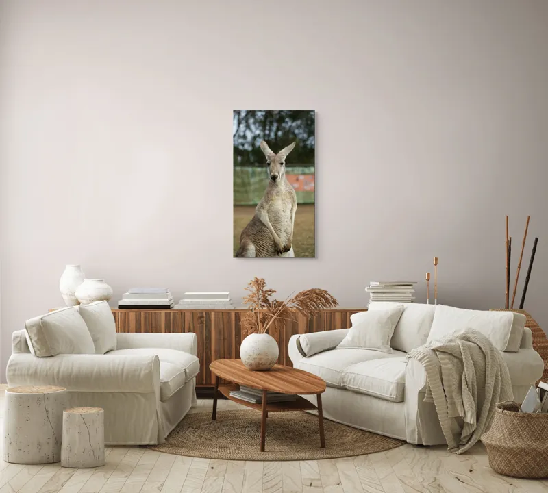 Tablou Canvas, "Cangurul privindu-și teritoriul liniștit", 50 x 90 cm – poza 7