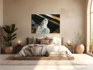 Tablou Canvas, "Țestoasa în așteptarea aventurii acvatice", 150 x 100 cm – poza 4