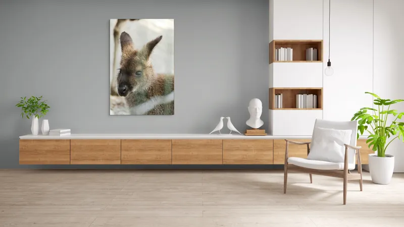Tablou Canvas, "Cangur tânăr într-un moment de liniște", 100 x 150 cm – poza 8