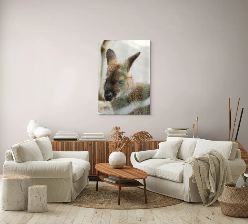 Tablou Canvas, "Cangur tânăr într-un moment de liniște", 70 x 100 cm – poza 4