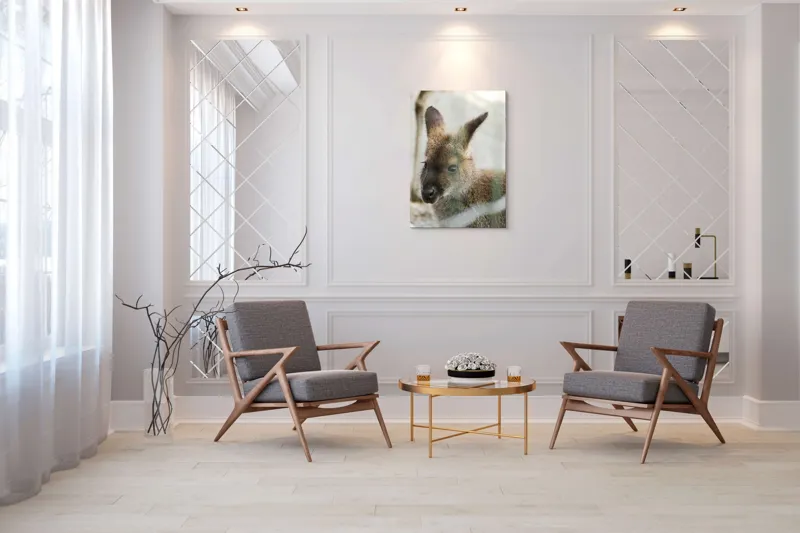 Tablou Canvas, "Cangur tânăr într-un moment de liniște", 70 x 100 cm – poza 8