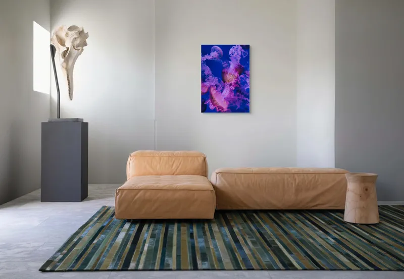 Tablou Canvas, "Dansul meduzelor în oceanul albastru", I don't know who they are., 50 x 70 cm – poza 7