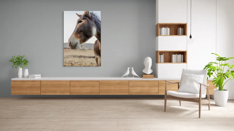 Tablou Canvas, "Privire blândă în lumina apusului", Nu știu cine este în imagine., 100 x 150 cm – poza 8
