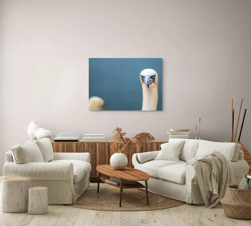 Tablou Canvas, "Privire pătrunzătoare pe țărm marin", 100 x 70 cm – poza 3