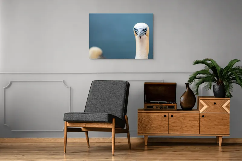 Tablou Canvas, "Privire pătrunzătoare pe țărm marin", 100 x 70 cm – poza 8