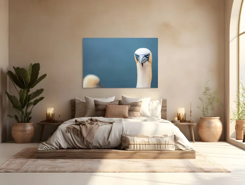 Tablou Canvas, "Privire pătrunzătoare pe țărm marin", Nu știu cine este în imagine., 150 x 100 cm – poza 4