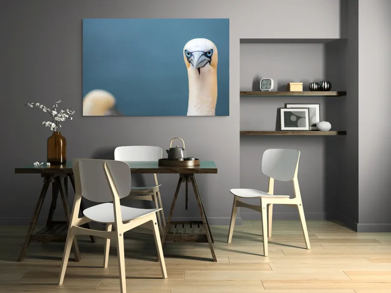 Tablou Canvas, "Privire pătrunzătoare pe țărm marin", Nu știu cine este în imagine., 150 x 100 cm – poza 5