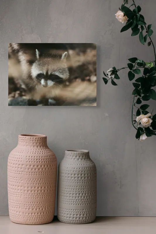 Tablou Canvas, "Curiosul raton în lumina dimineții", Blană, Masca, Natură, Curiozitate, Pădure, Noapte, Ochii, Boticul, Urechi, Straturi, 54 x 39 cm – poza 8