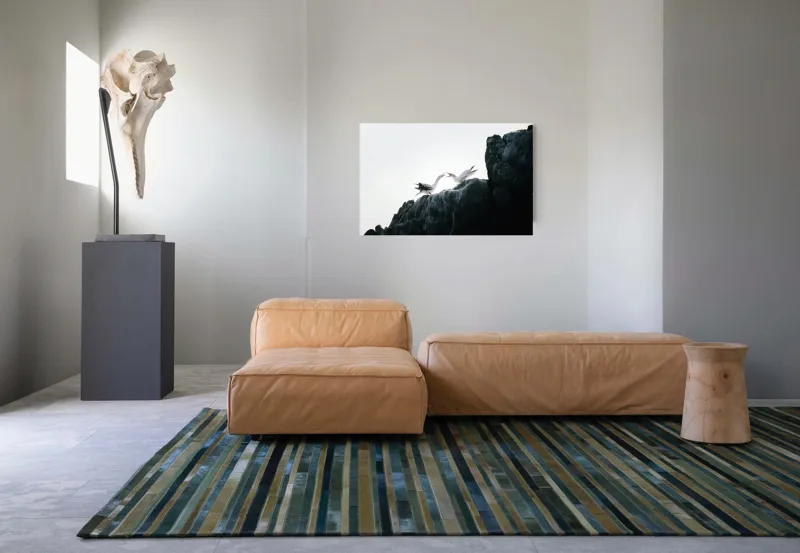Tablou Canvas, "Dansul păsărilor pe stânci mărețe", Păsări, Stânci, Cer, Zbor, Lumină, Natură, Vedere, Frumusețe., 90 x 50 cm – poza 8