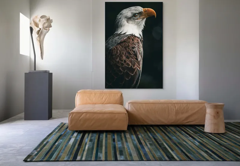 Tablou Canvas, "Privirea vulturului majestic în zare", Majestic, Regal, Proud, Intense, Vigilant, Powerful, Commanding, Noble, Graceful, 100 x 150 cm – poza 7