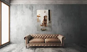 Tablou Canvas, "Ureaza-ti ziua cu nasul in sus", 100 x 150 cm – poza 6
