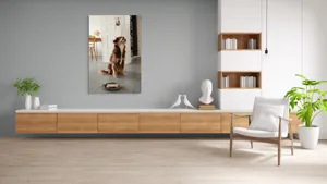Tablou Canvas, "Ureaza-ti ziua cu nasul in sus", 100 x 150 cm – poza 8