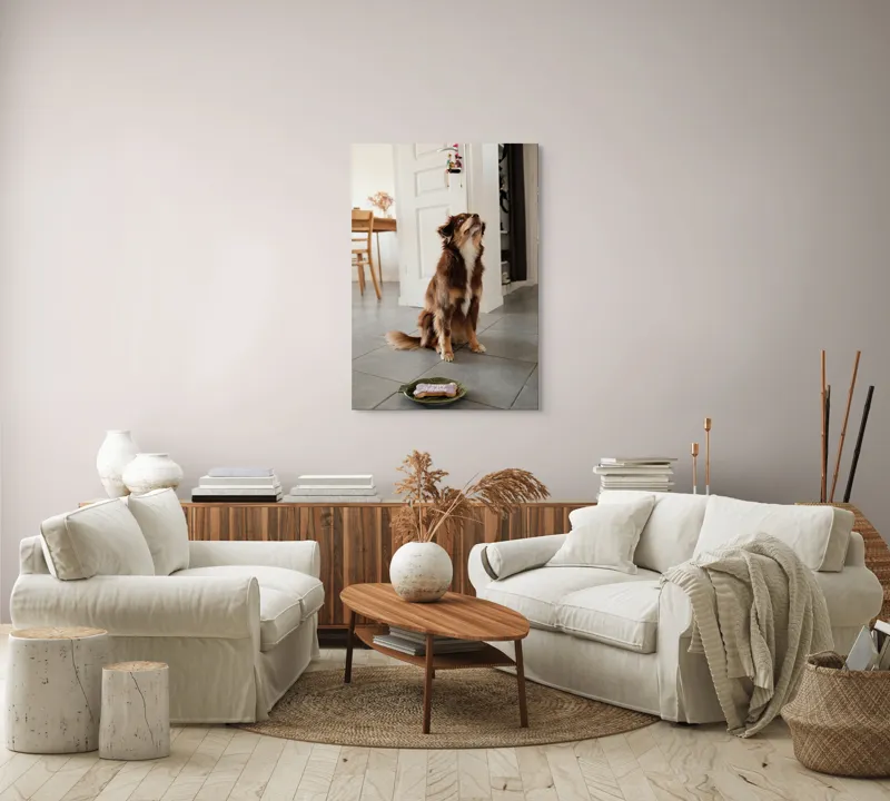 Tablou Canvas, "Ureaza-ti ziua cu nasul in sus", 70 x 100 cm – poza 4