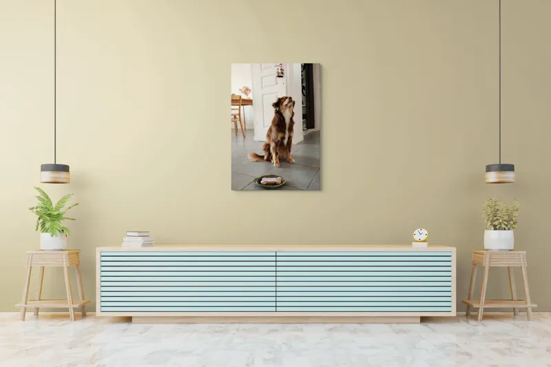 Tablou Canvas, "Ureaza-ti ziua cu nasul in sus", 70 x 100 cm – poza 5
