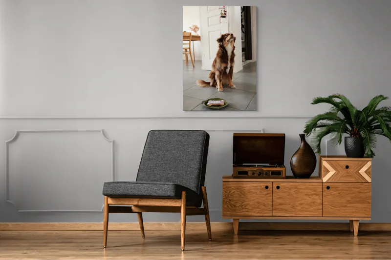 Tablou Canvas, "Ureaza-ti ziua cu nasul in sus", 70 x 100 cm – poza 6