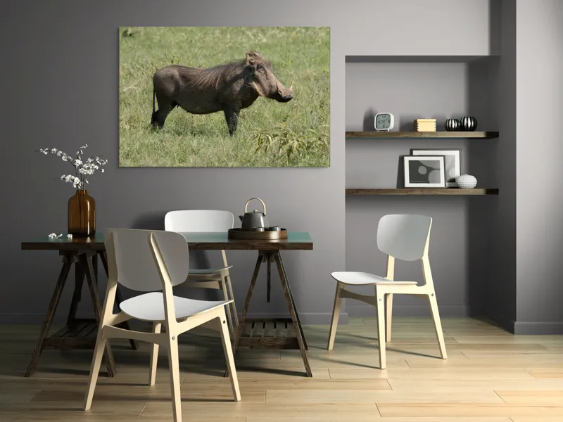 Tablou Canvas, "Porcul mistreț în habitatul său natural", I don't know who this is., 150 x 100 cm – poza 5