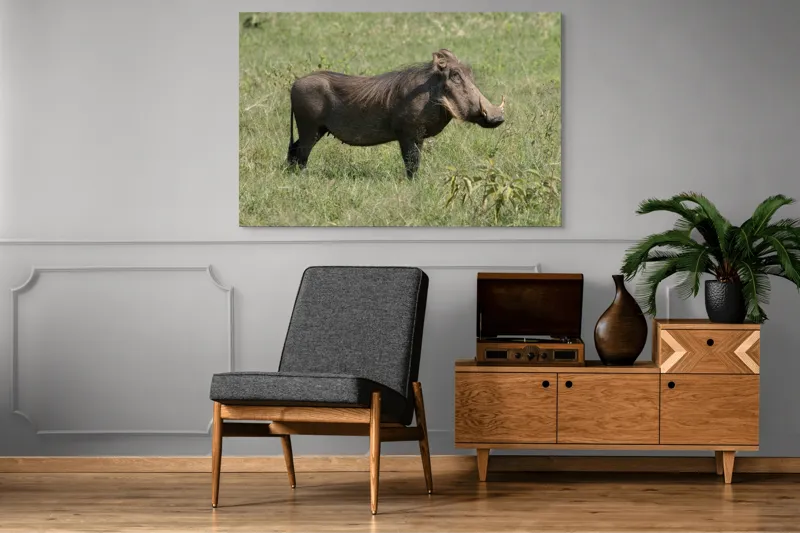 Tablou Canvas, "Porcul mistreț în habitatul său natural", I don't know who this is., 150 x 100 cm – poza 8