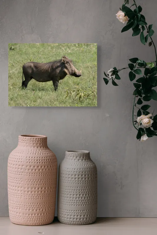 Tablou Canvas, "Porcul mistreț în habitatul său natural", I don't know who this is., 54 x 39 cm – poza 8