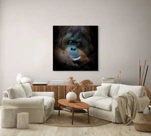 Tablou Canvas, "Tăcerea înțeleaptă a pădurii tropicale", 100 x 100 cm – poza 3