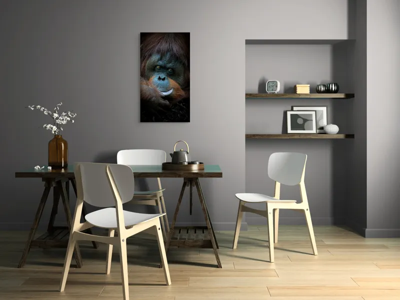 Tablou Canvas, "Tăcerea înțeleaptă a pădurii tropicale", I'm unable to guess who this might be., 50 x 90 cm – poza 4