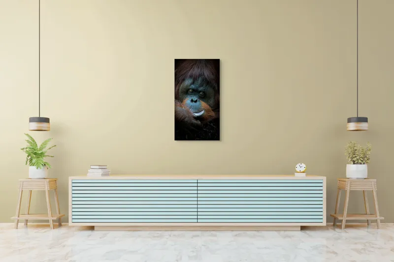 Tablou Canvas, "Tăcerea înțeleaptă a pădurii tropicale", I'm unable to guess who this might be., 50 x 90 cm – poza 6