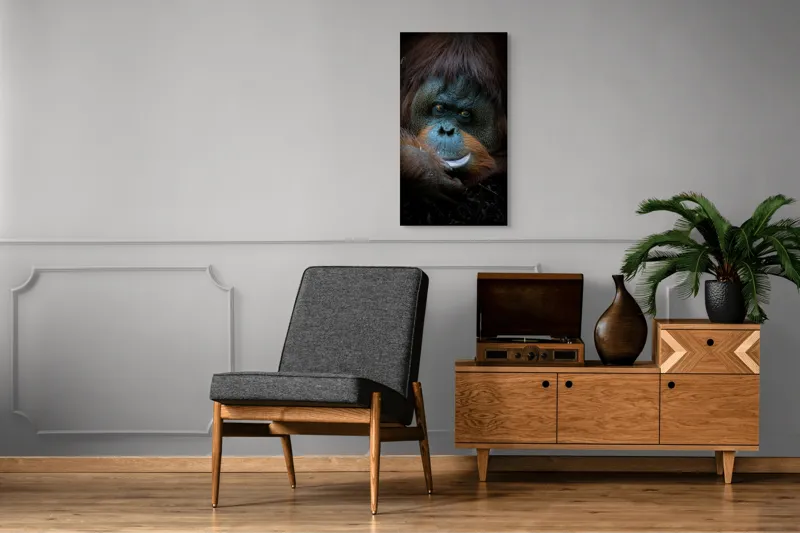 Tablou Canvas, "Tăcerea înțeleaptă a pădurii tropicale", I'm unable to guess who this might be., 50 x 90 cm – poza 8