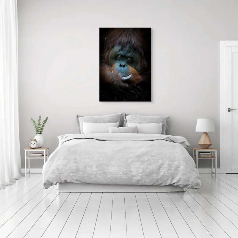 Tablou Canvas, "Tăcerea înțeleaptă a pădurii tropicale", I'm unable to guess who this might be., 70 x 100 cm – poza 3