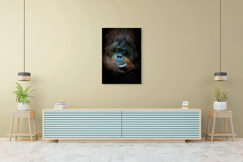 Tablou Canvas, "Tăcerea înțeleaptă a pădurii tropicale", I'm unable to guess who this might be., 70 x 100 cm – poza 5